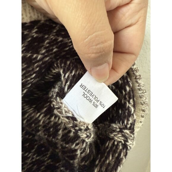 Baltic Inspirations Wool Blend Nordic Fair Isle Cardigan Sweater Cabincore M - Picture 8 of 8